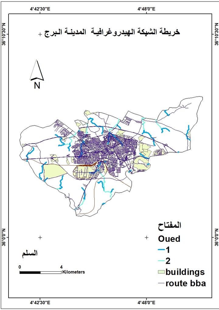 خريطة الاحواض المائية