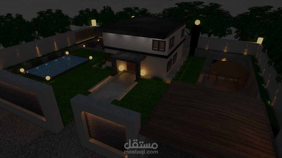 فيلا سكنيه exterior and interior