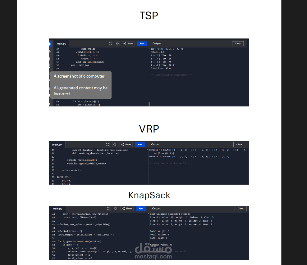 solve problems and use algorithms by python