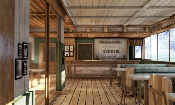 Gun Club Restaurant - Country Style Interior Design