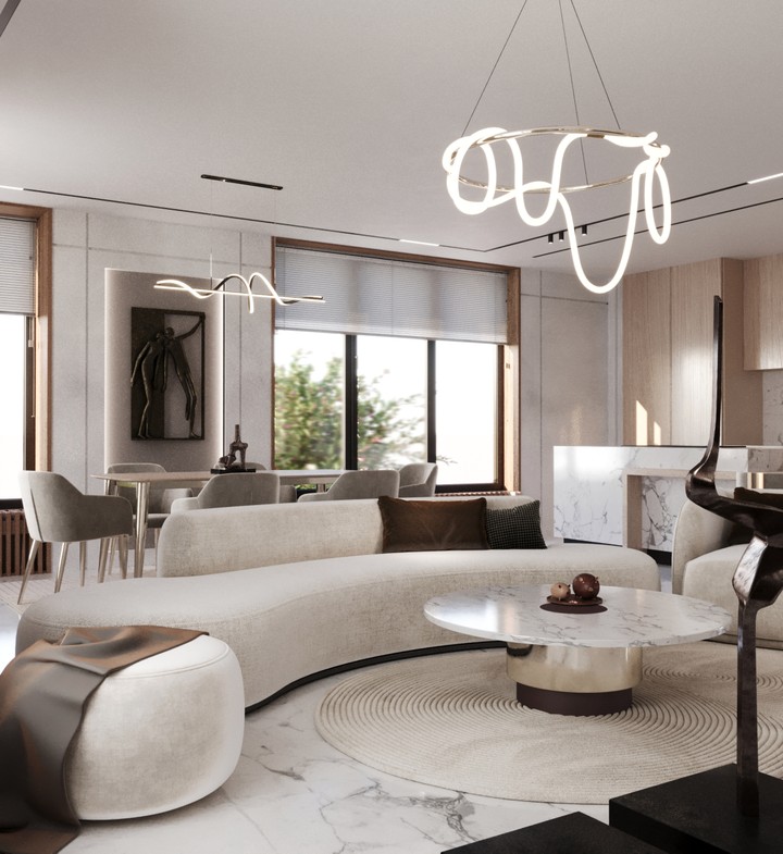 Apartment design - Open Interior Space