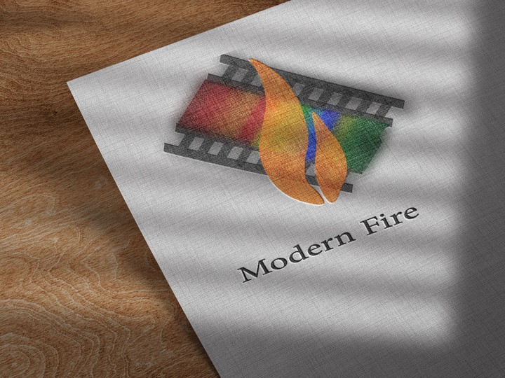 تصميم لوجوا - ( Modern Fire )