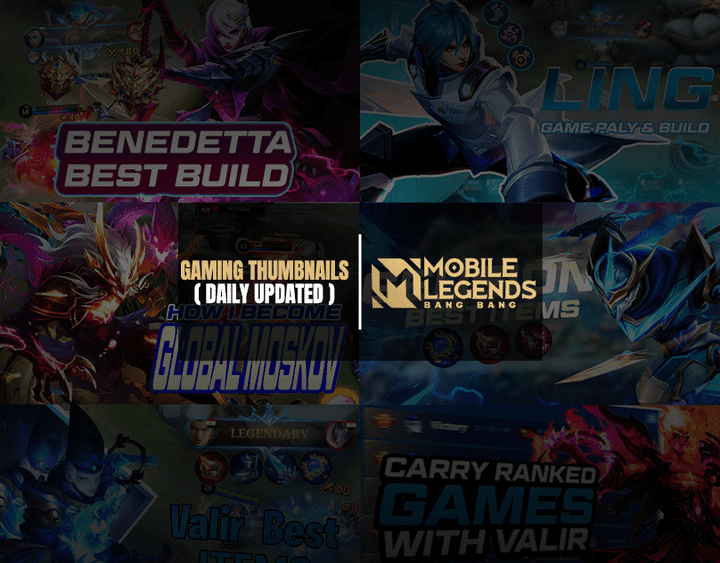 gaming thumbnails ( mobile legends )