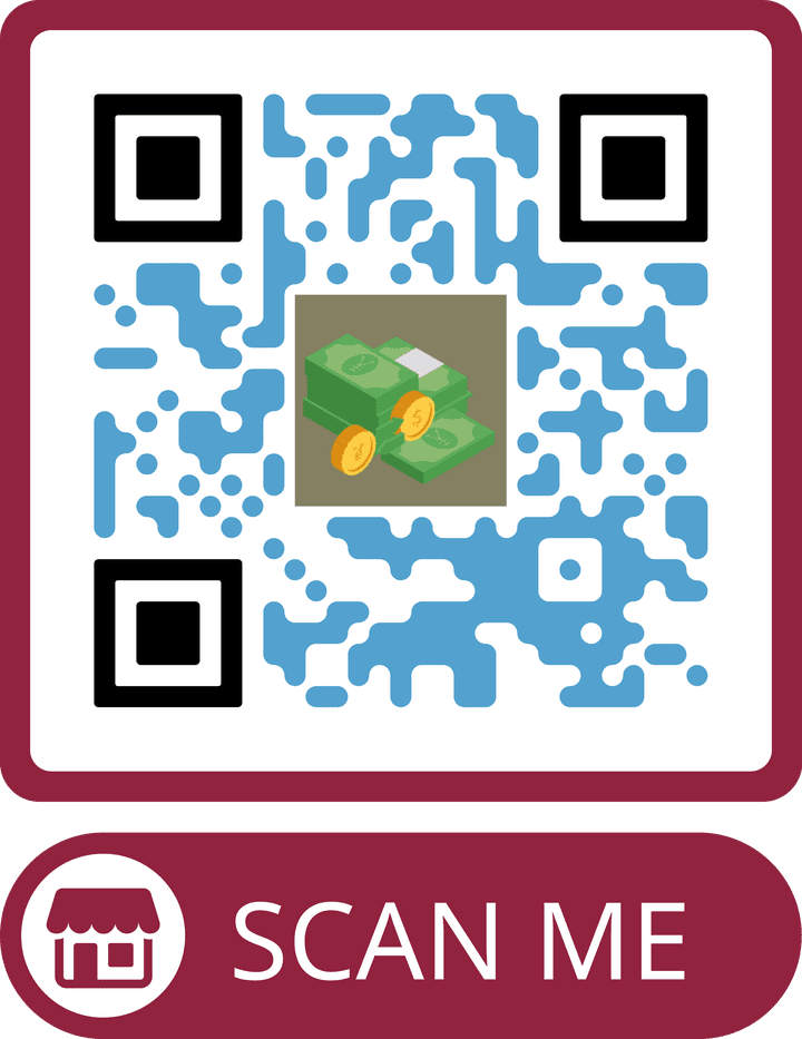 Scannable QR code design