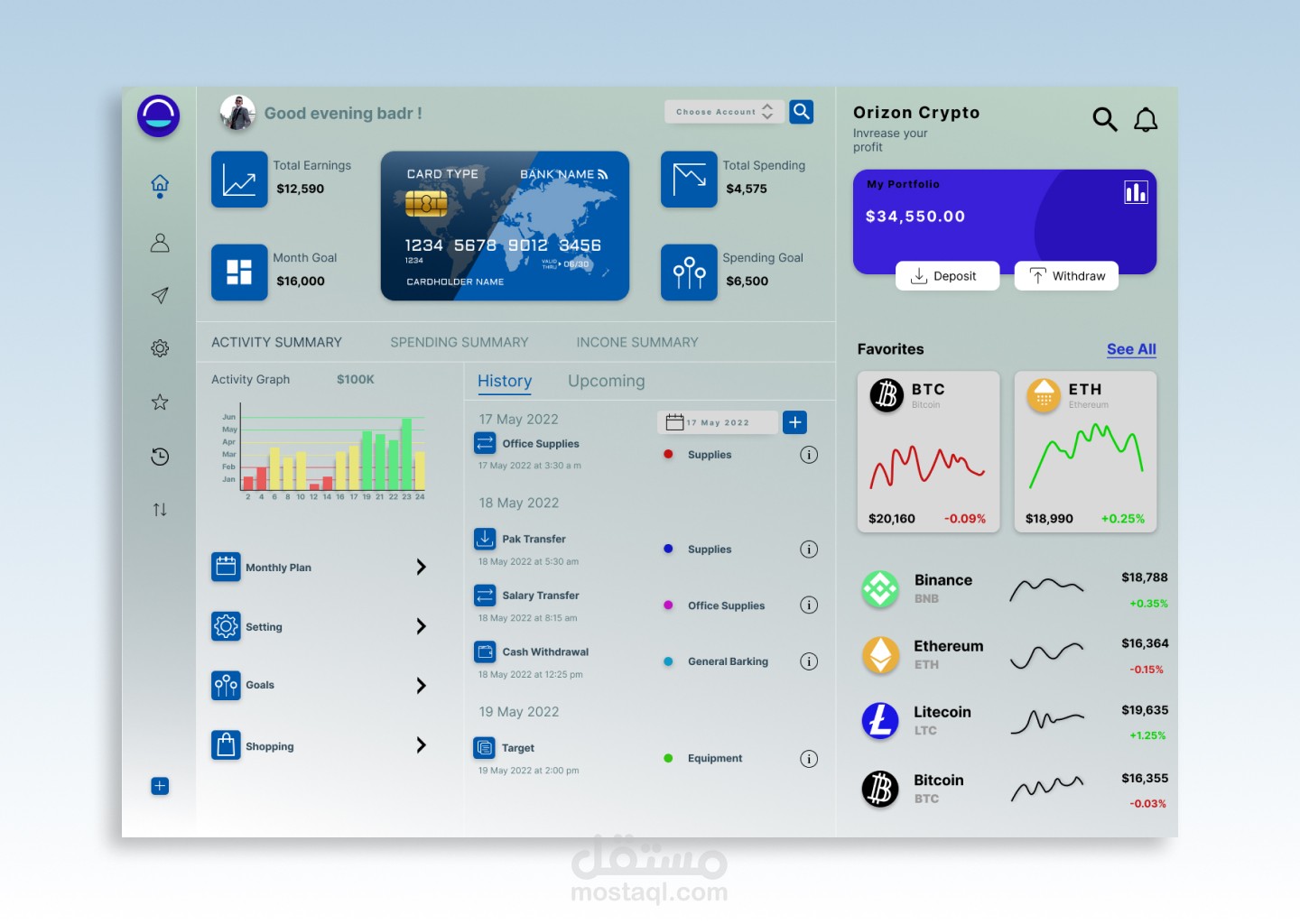 Dashboard Ui Design