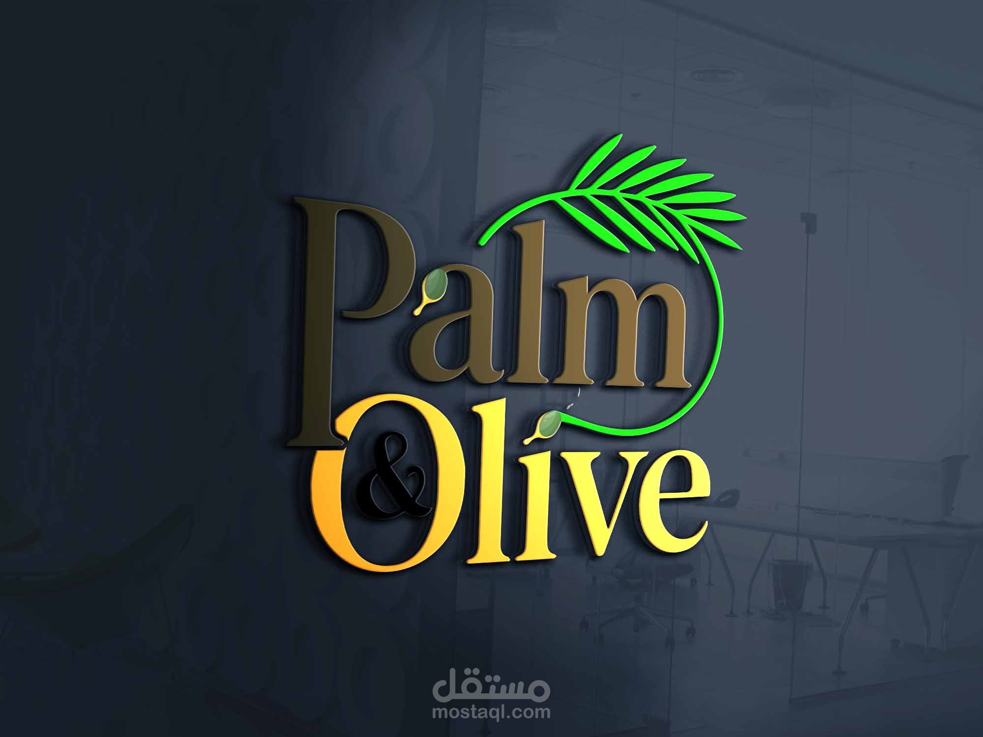 Logo Palm & olive