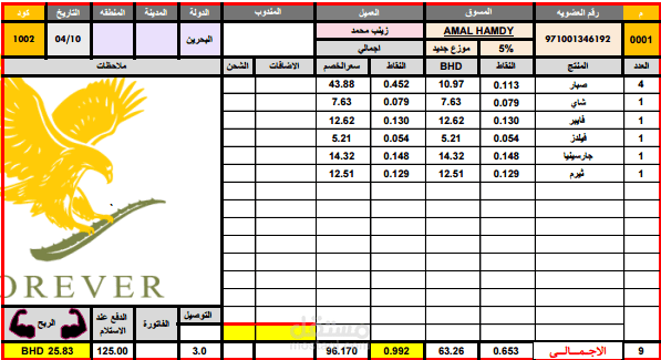 برنامج فواتير