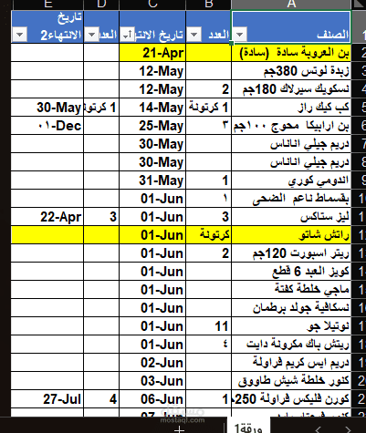 برامج جرد المخازن