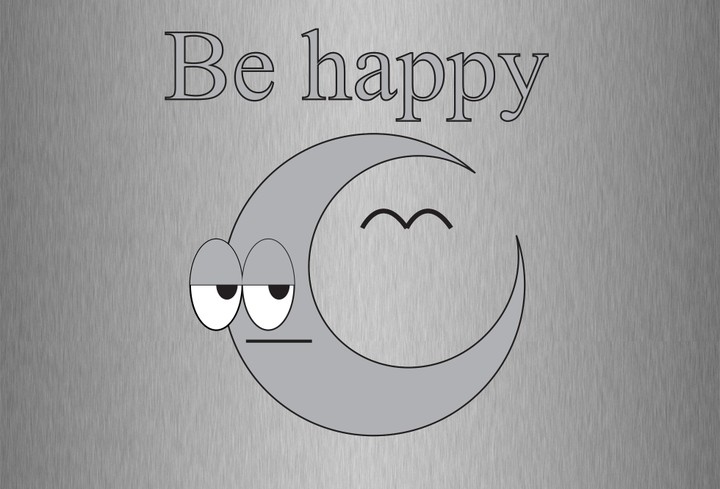 شعار Be happy