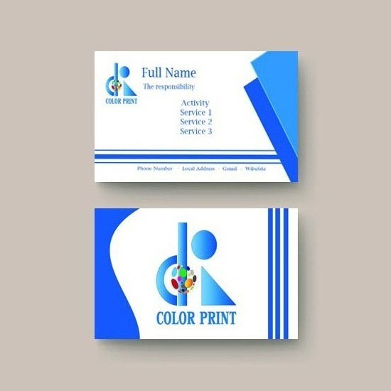 بطاقة العمل الخاصة ب  Color Print