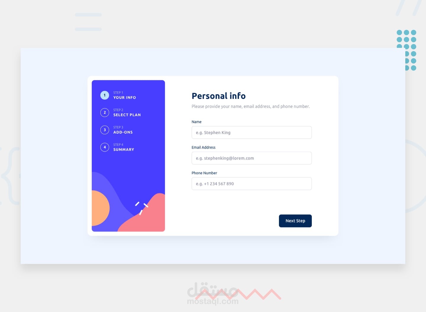 Multi-Step Form with Validation