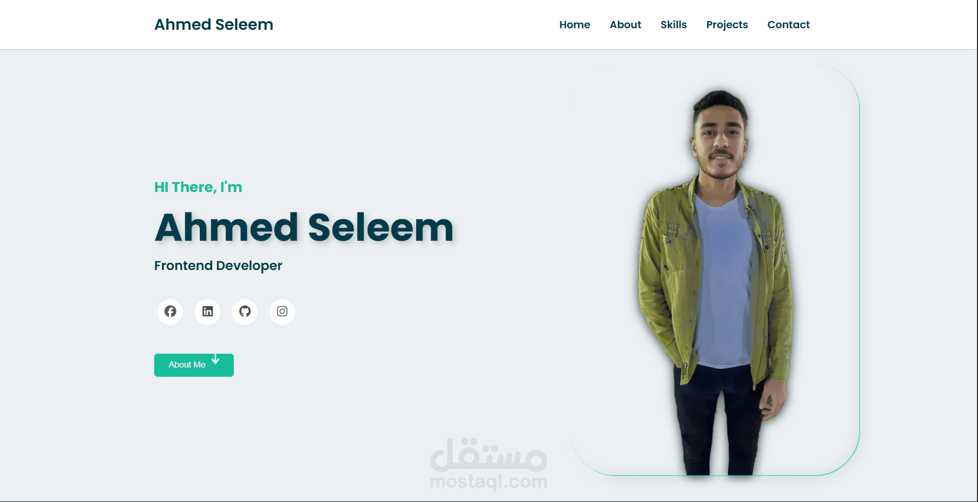 Personal Portfolio Website (HTML, CSS, JS)