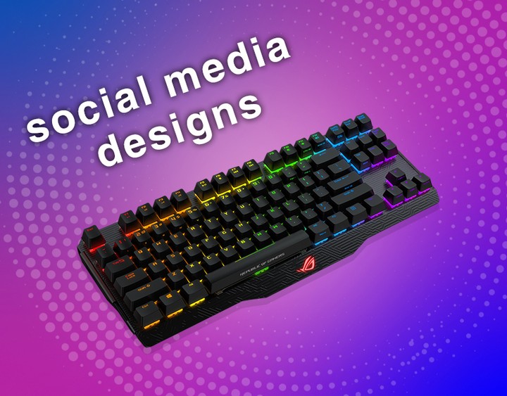 social media designs for Computer supplies