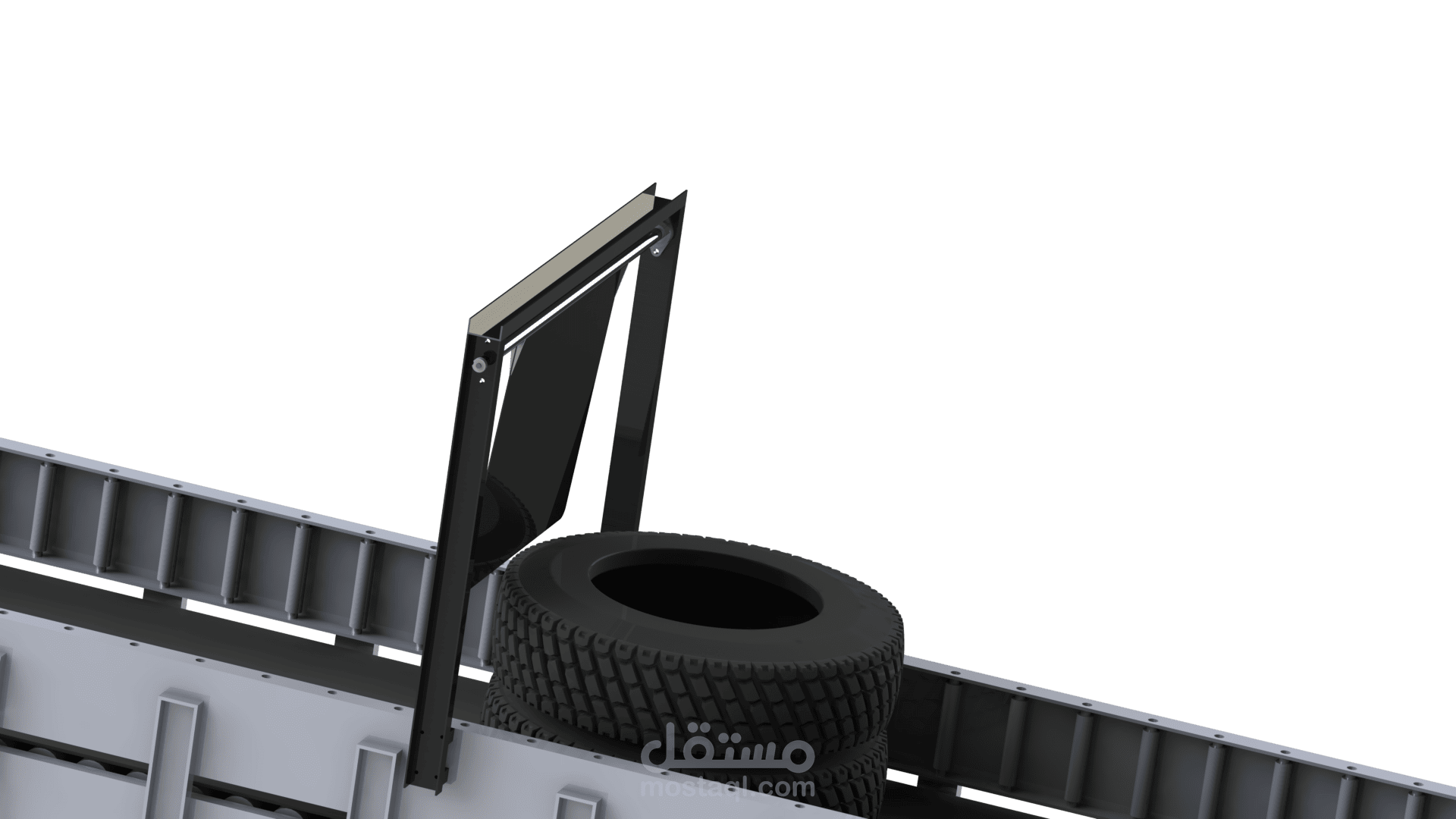 safety gate for truck tire system | مستقل