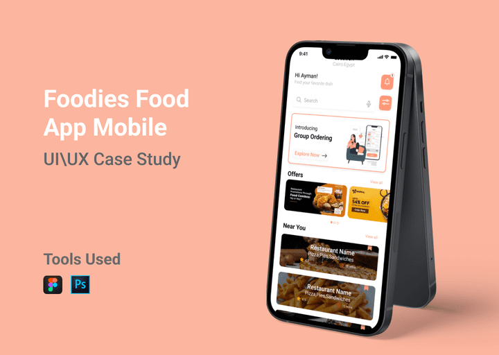 Foodies Food App Mobile UI\UX Case Study