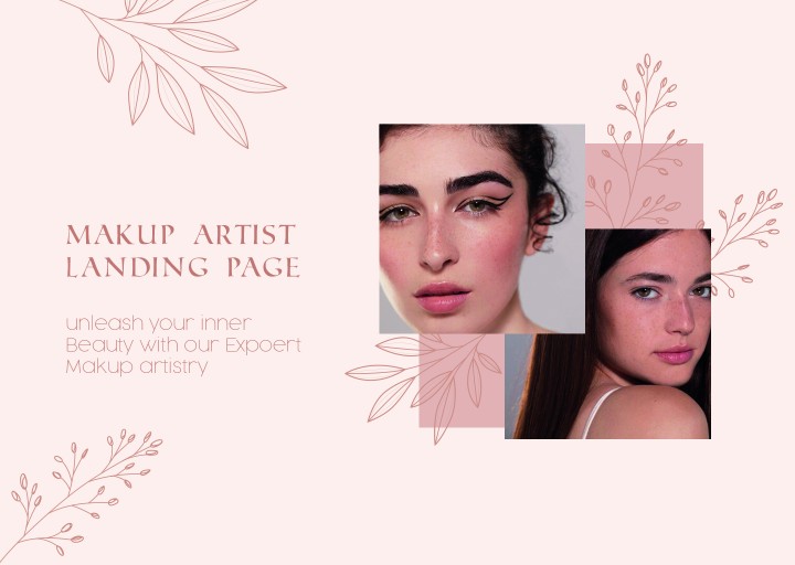 Makeup Artist Landing Page