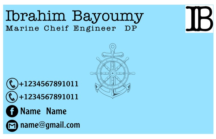 business card