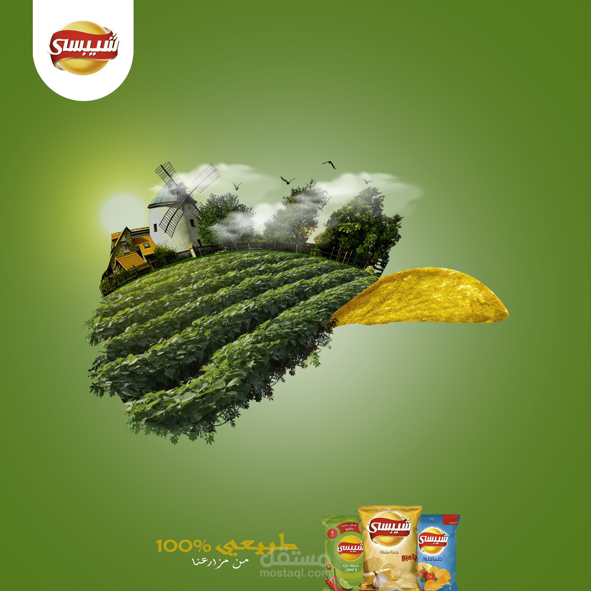 100% Natural Chips - From Farm to Flavour