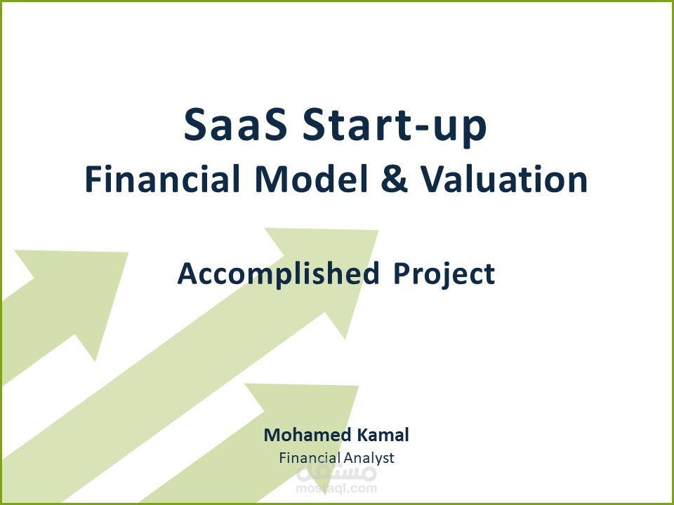 SaaS Startup Financial Model & Valuation
