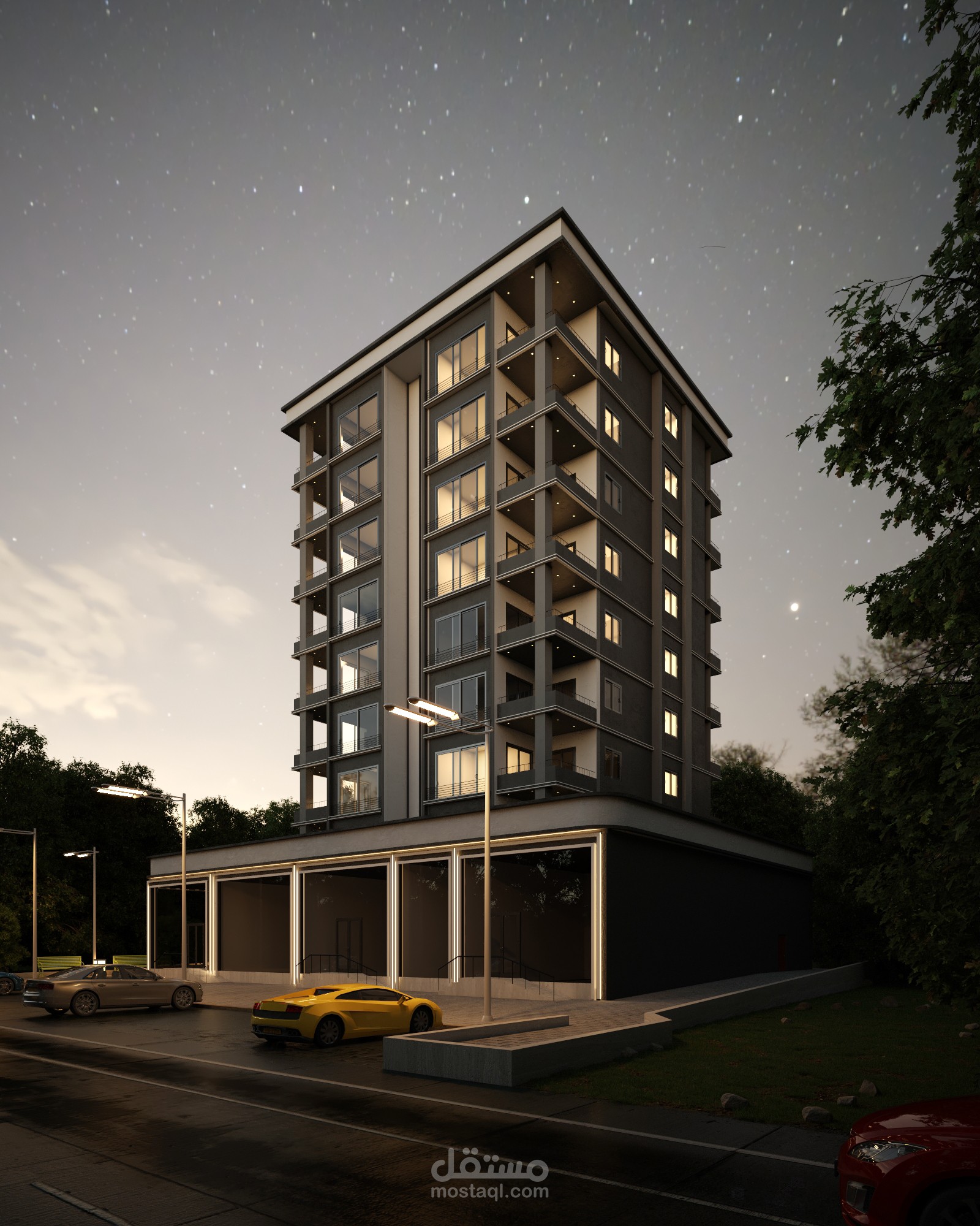 3D Visualization for Building in Istanbul Turkey