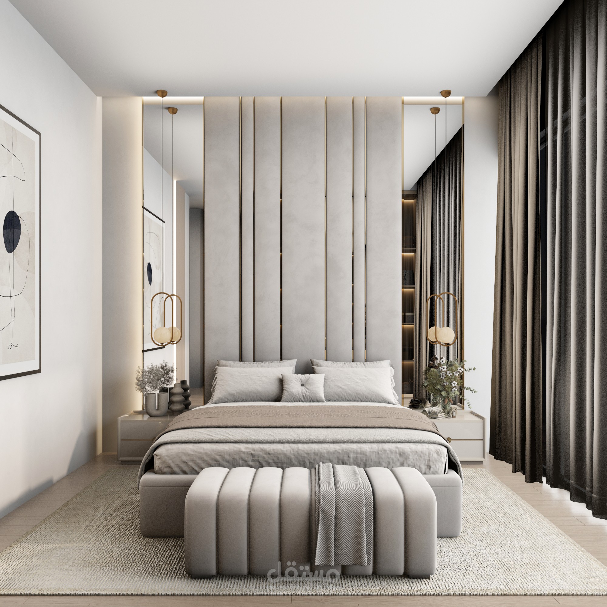 Neo classic Bedroom Design