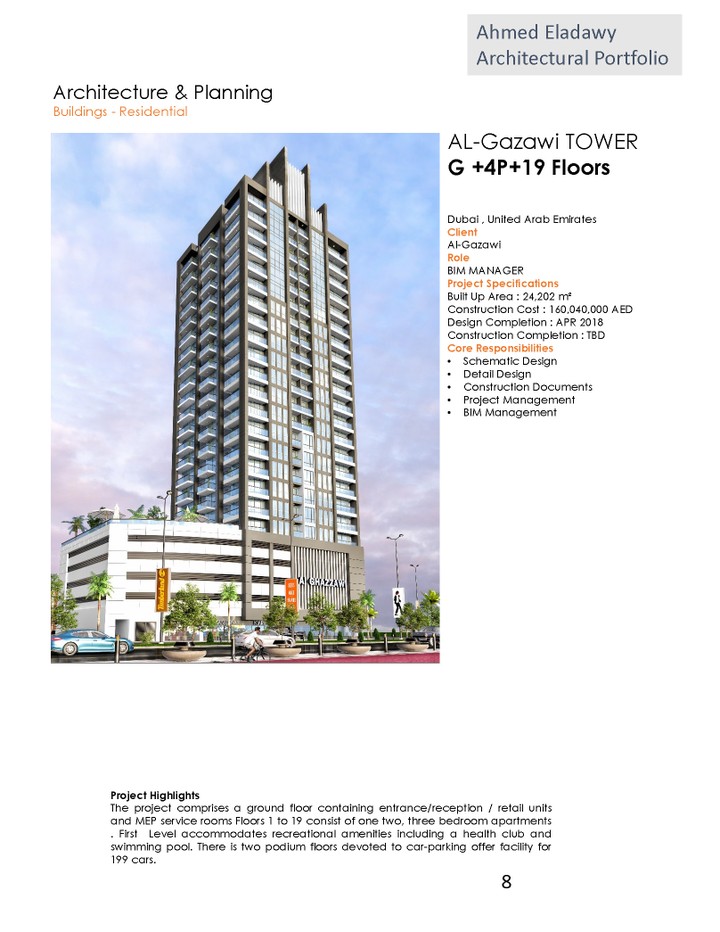 AL-Gazawi TOWER G +4P+19 Floors