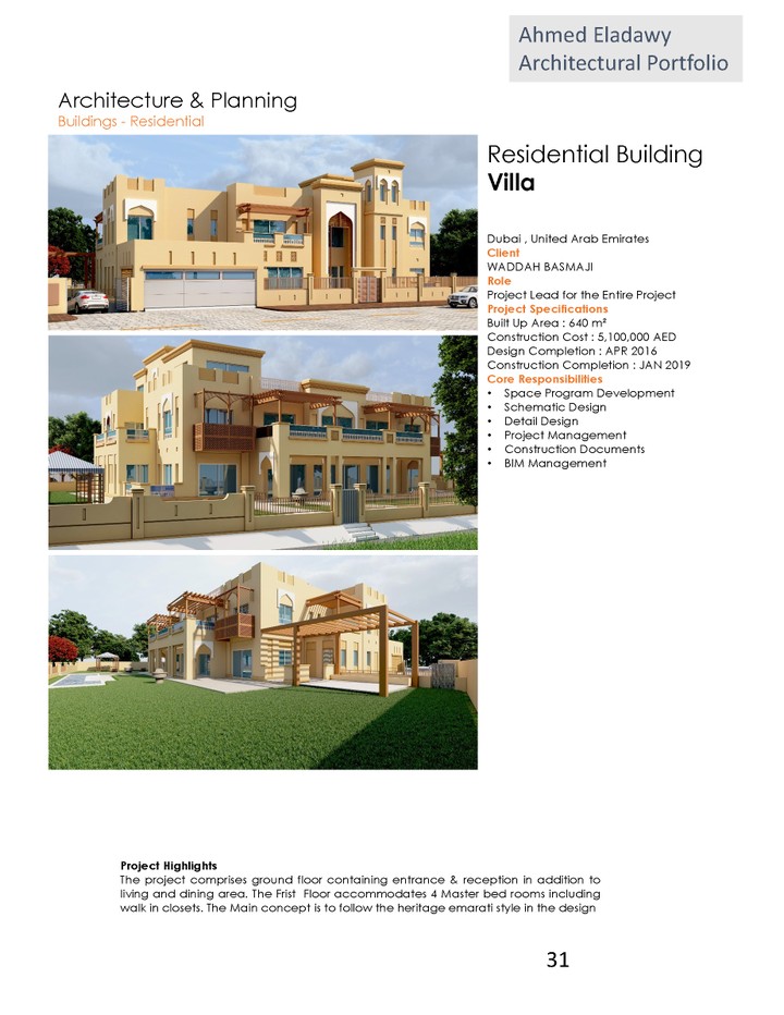 Residential Building Villa