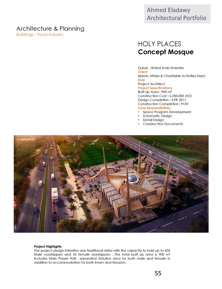 HOLY PLACES Concept Mosque