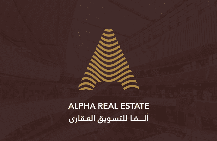 Alpha real estate Visual identity