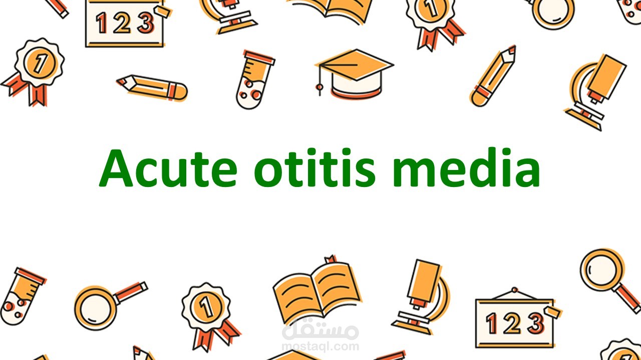 بوربوينت طبى بعنوان otitis media