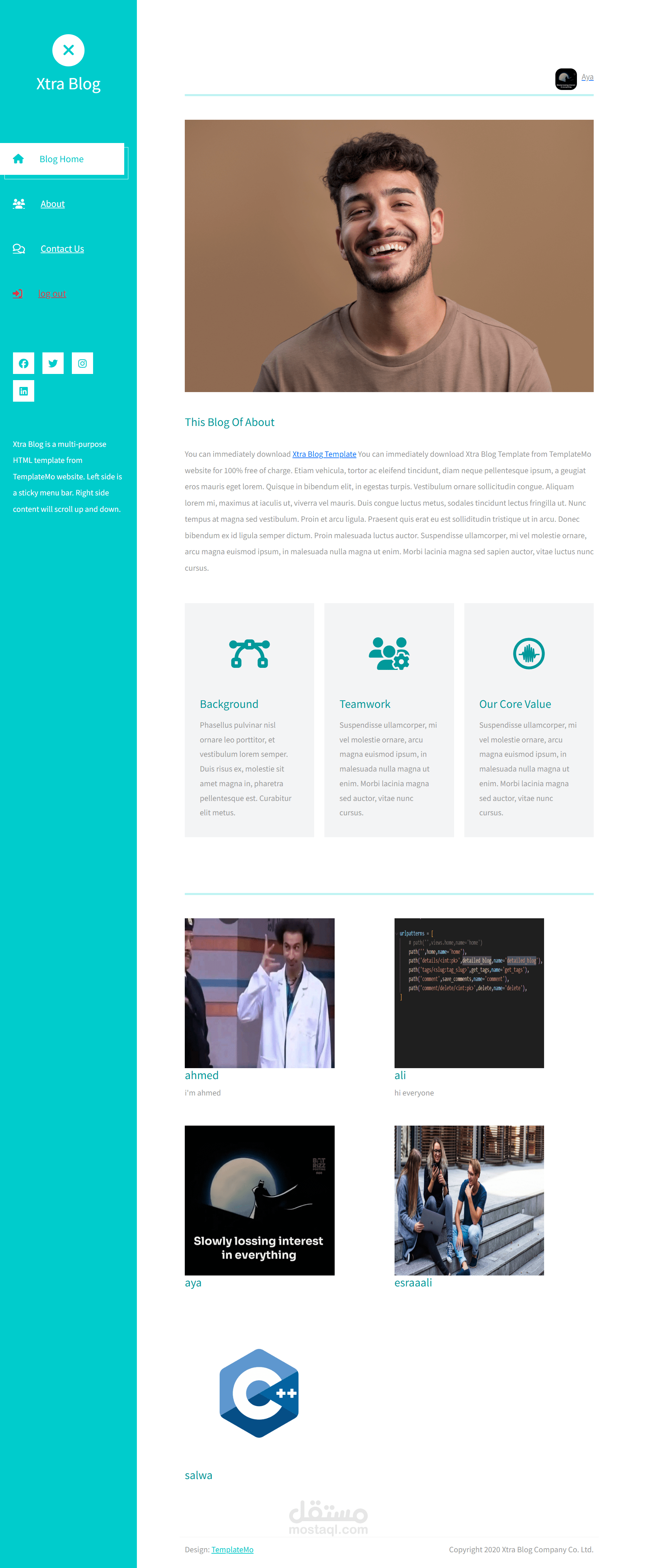 blog website(backend)