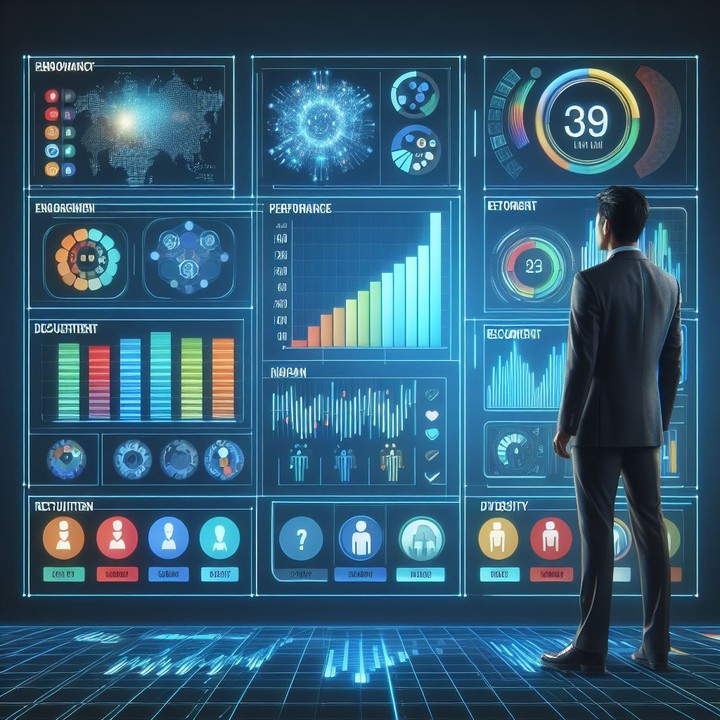 مراقبة أداء الموارد البشرية |  HR Performance Tracking Dashboard