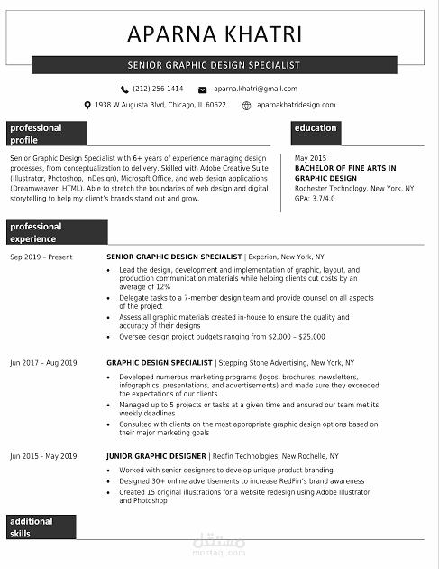 Resume cv