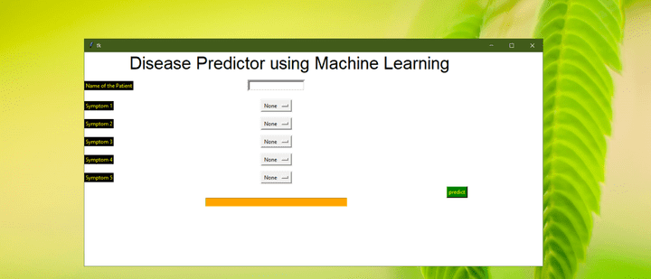 Disease Predictor using Machine Learning by symptoms