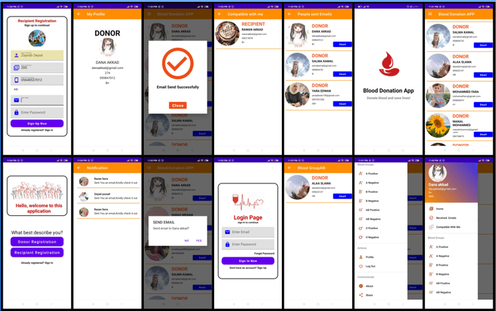 Blood Donation Android App