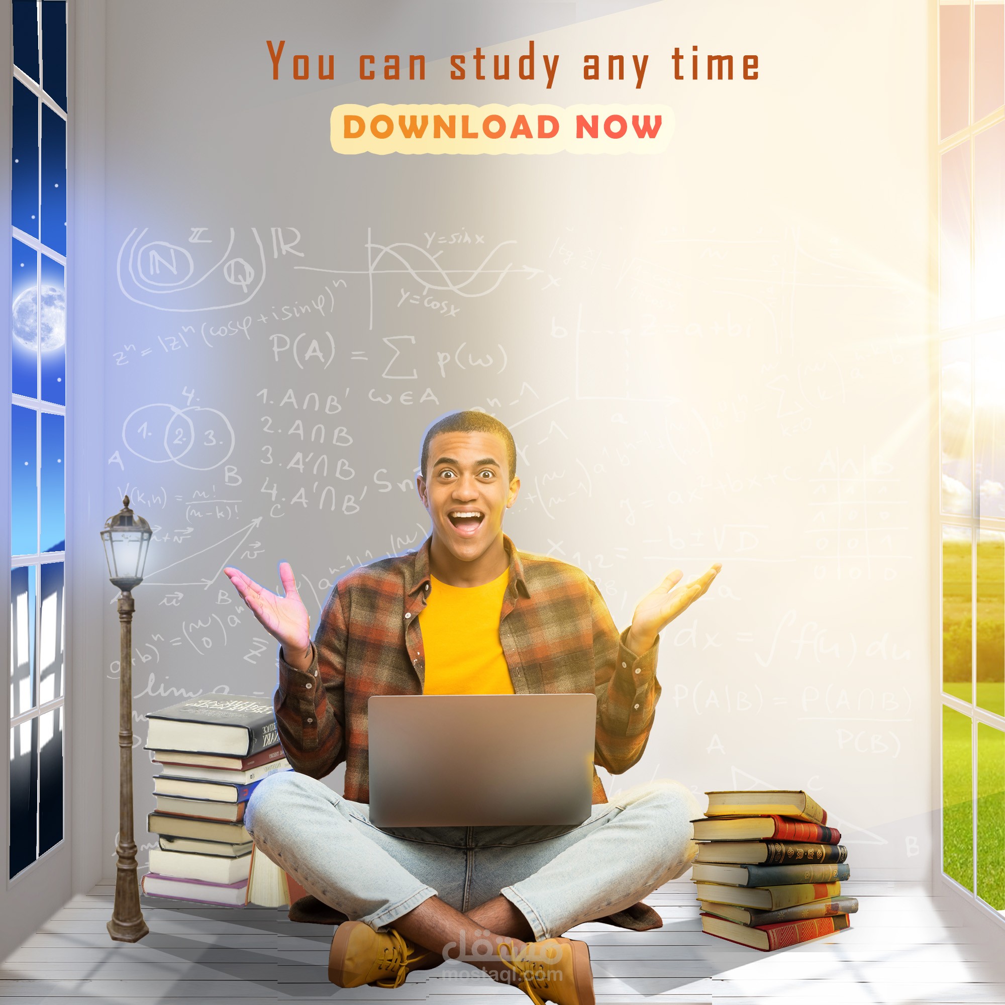 u can study any time