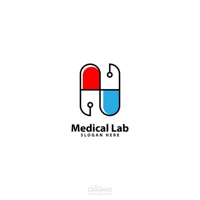تصميم شعار لمختبر طبي
