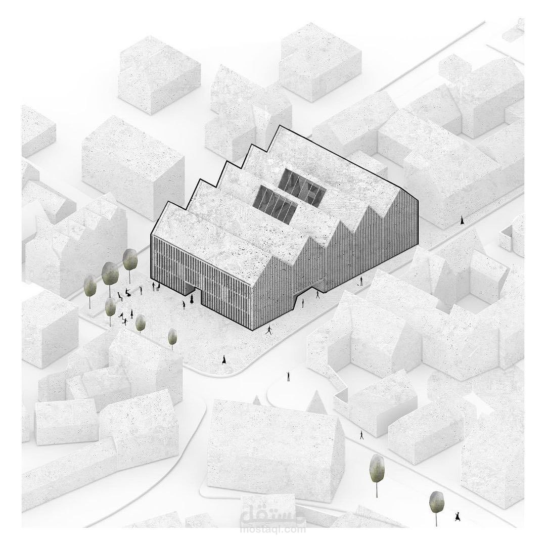 architecture axonometric diagram