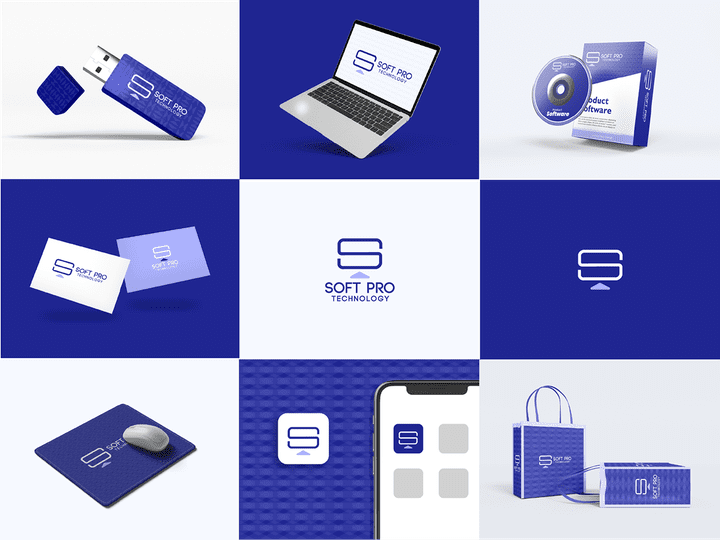 Soft pro technology Logo & Branding Design