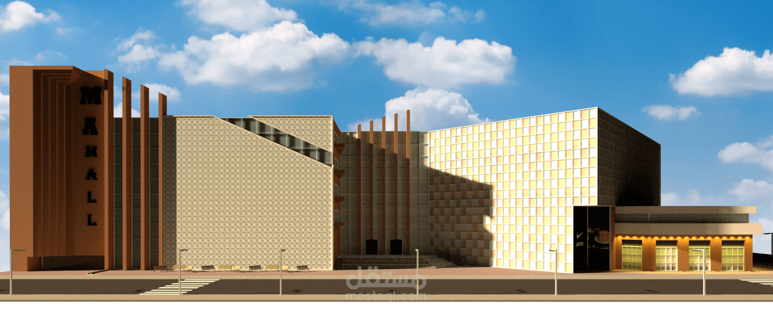 تصميم مركز تجاري