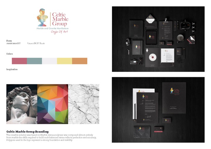 Celtic Marble Group Branding