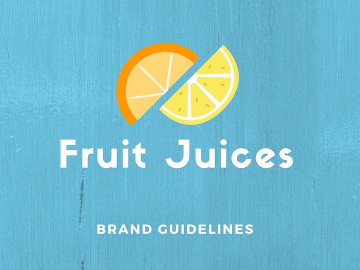 Fruit Juices - Brand Guidelines