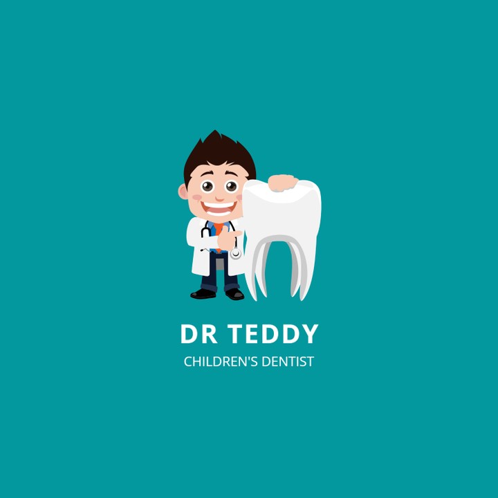 لوجو دكتور تيدى - طبيب اسنان اطفال DR Teddy dentist logo