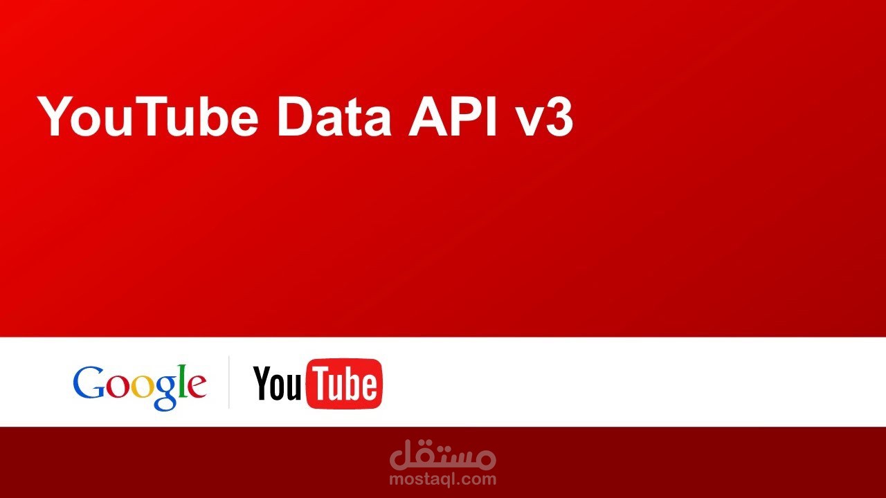 Youtube api platform | مستقل