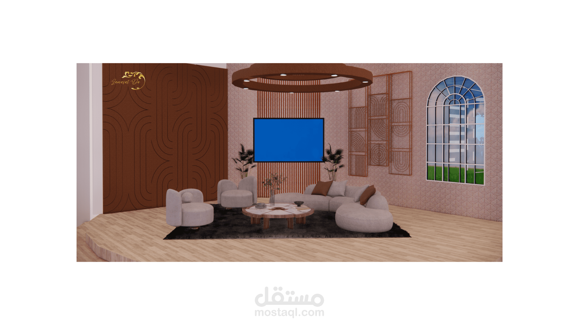 عمل استديو صباحي Morning studio work