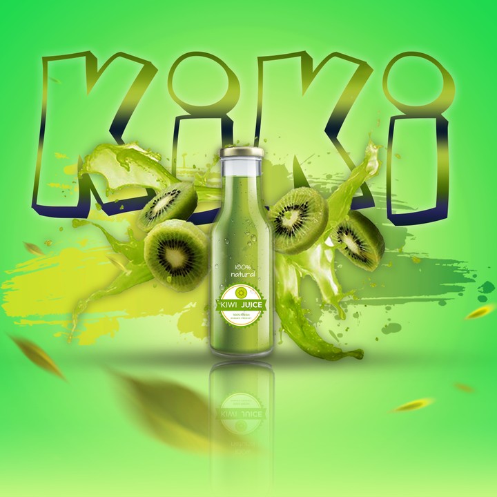 kiwi juice branding