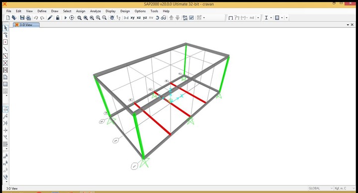 Portal steel frame