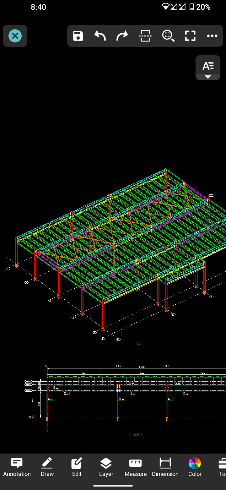 Royal Hall Steel structure design