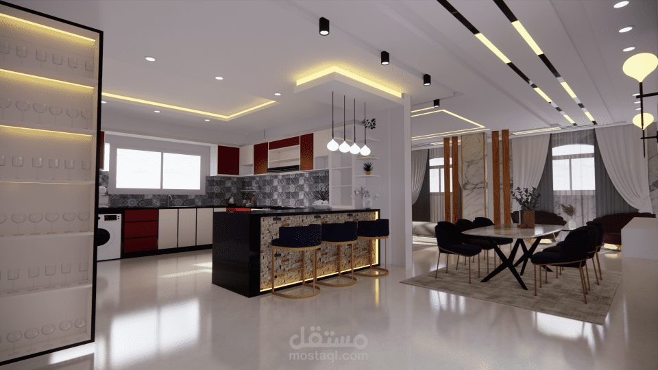 Living Room Modern غرفة معيشة حديثة