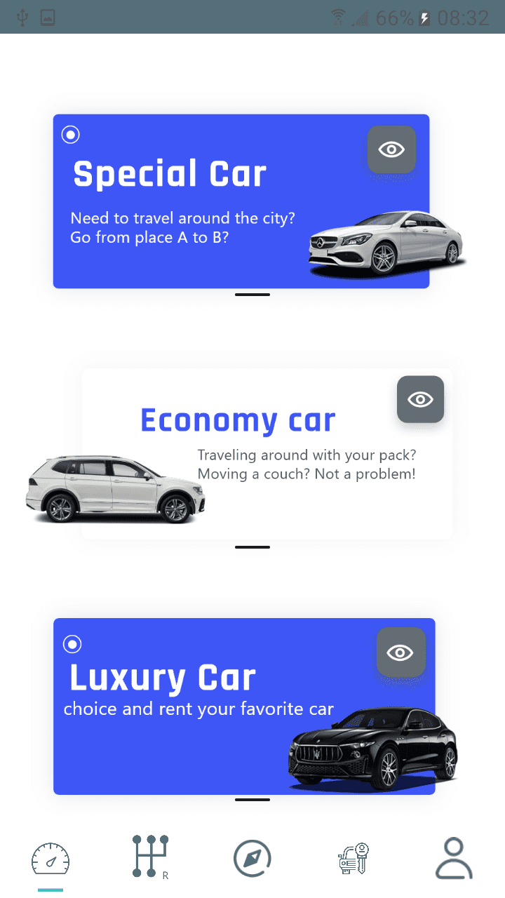 تطبيق كراء سيارات محلية على android